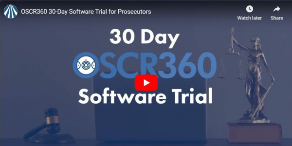 OSCR360 Software trial for prosecutors video thumbnail