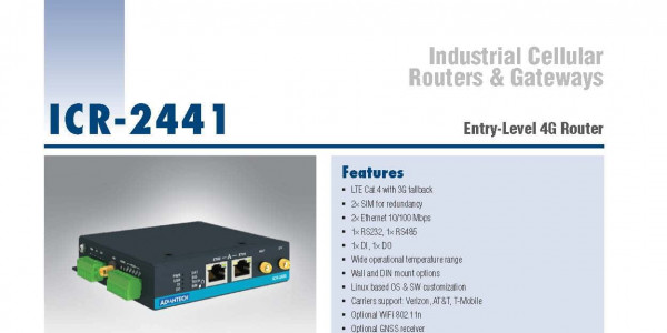 Advantech ICR-2441 Data Sheet