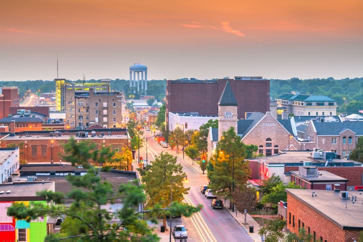 Downtown Columbia Missouri